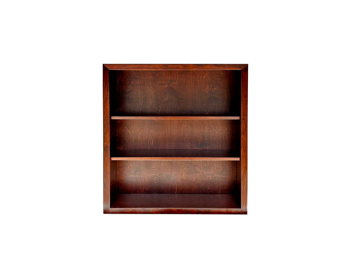 33"w x36"h, custom Coleman bookcase in Mission stain