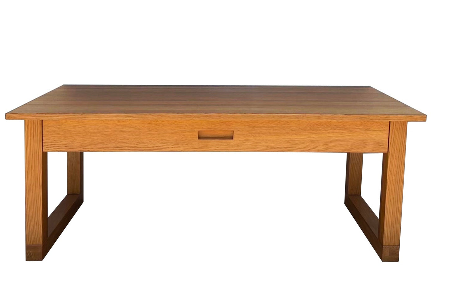 Tangent Coffee Table in Rift Cut White Oak