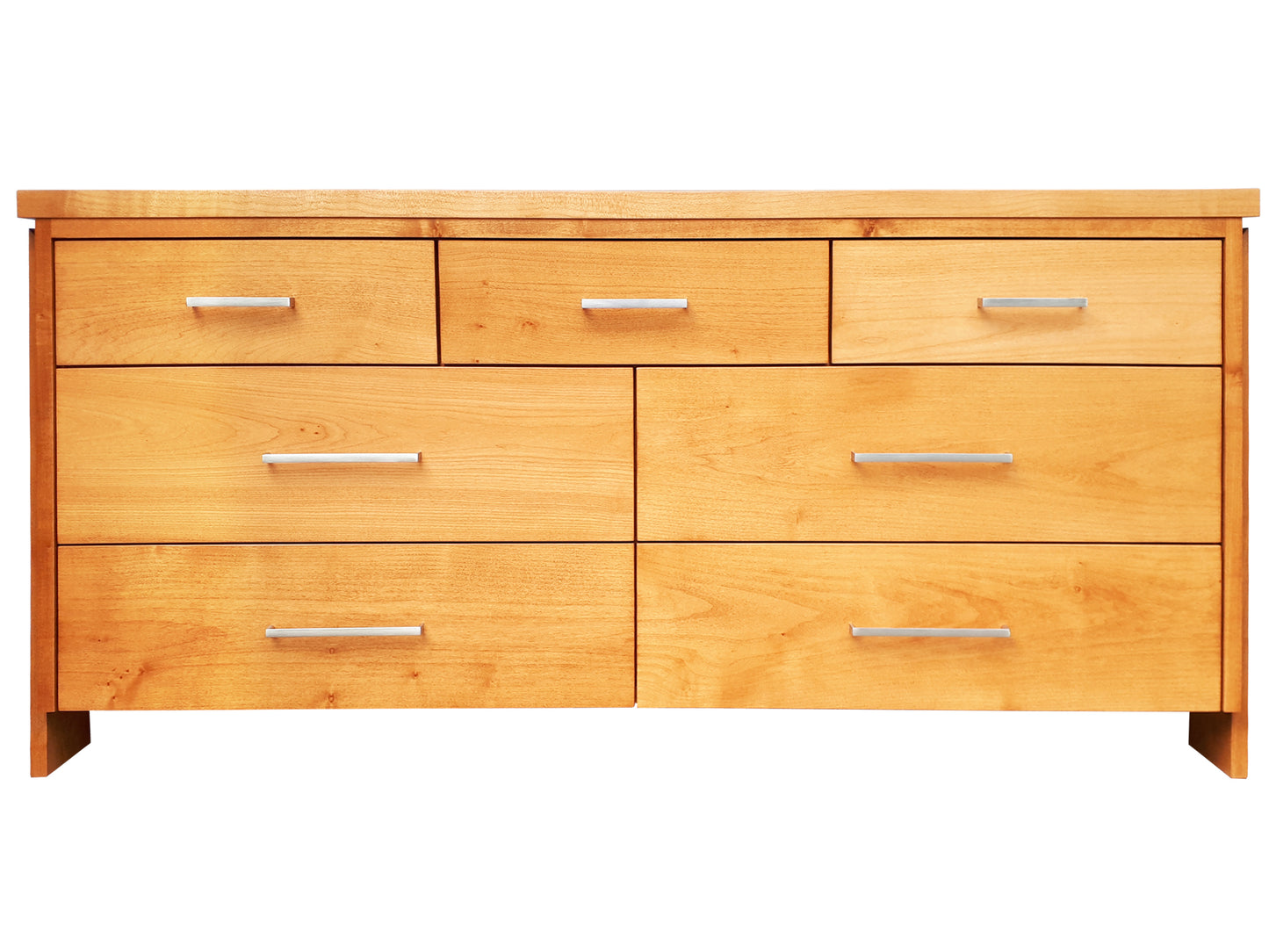 Tofino 7 Drawer Dresser Light Stain Front