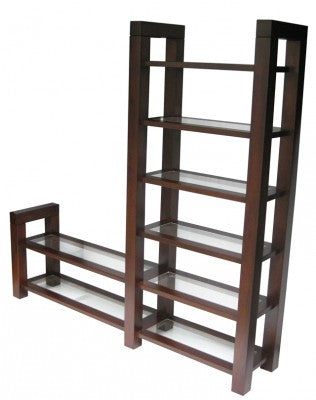 custom solid wood bookcase