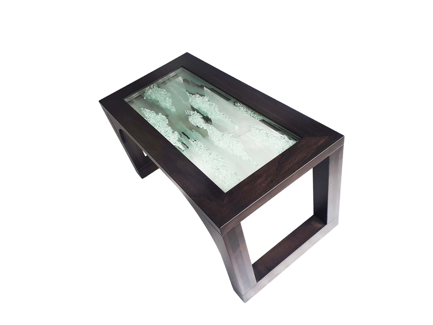 end table with 2 shelves