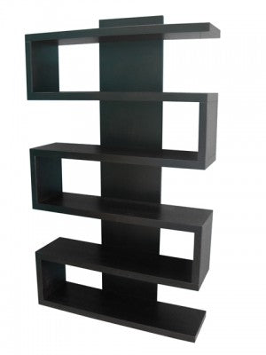 custom open bookshelf