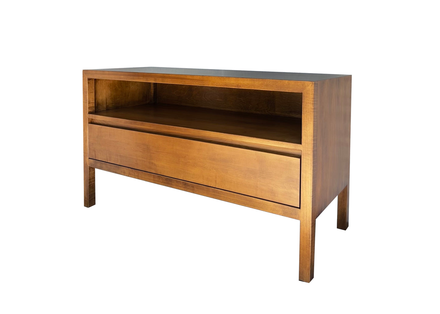 Sula Nighstand Angle in Maple | Custom Example