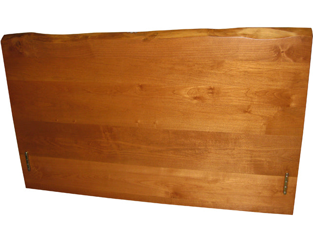 live edge headboard in solid maple