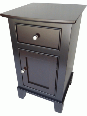 solid eastern maple nightstand