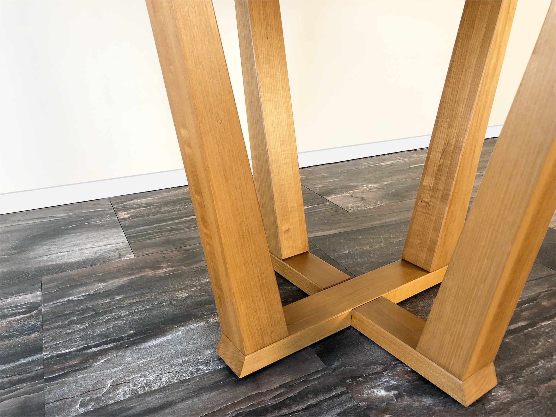 Adam Pedestal Table - base detail