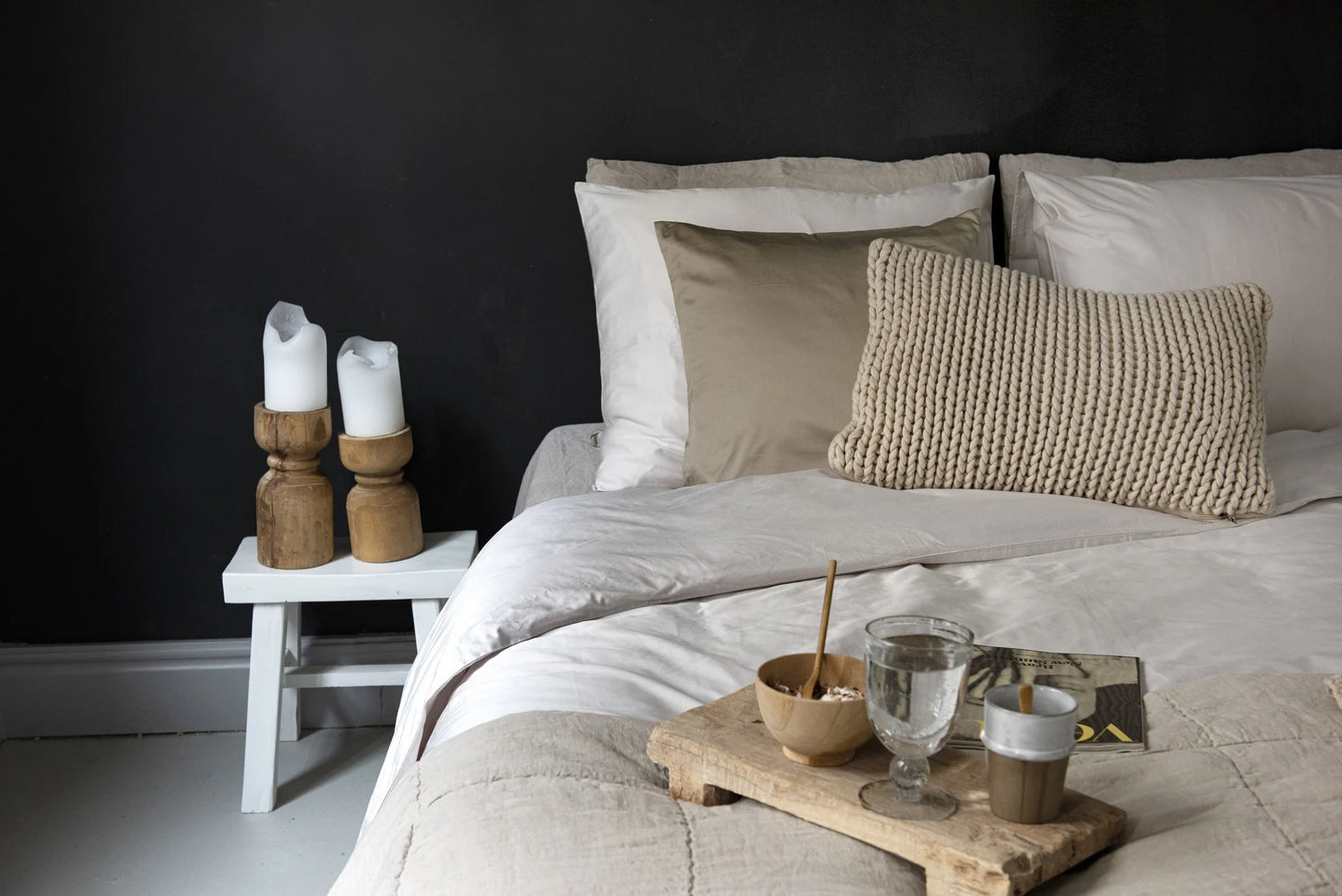 Bari Duvet - shown in marble