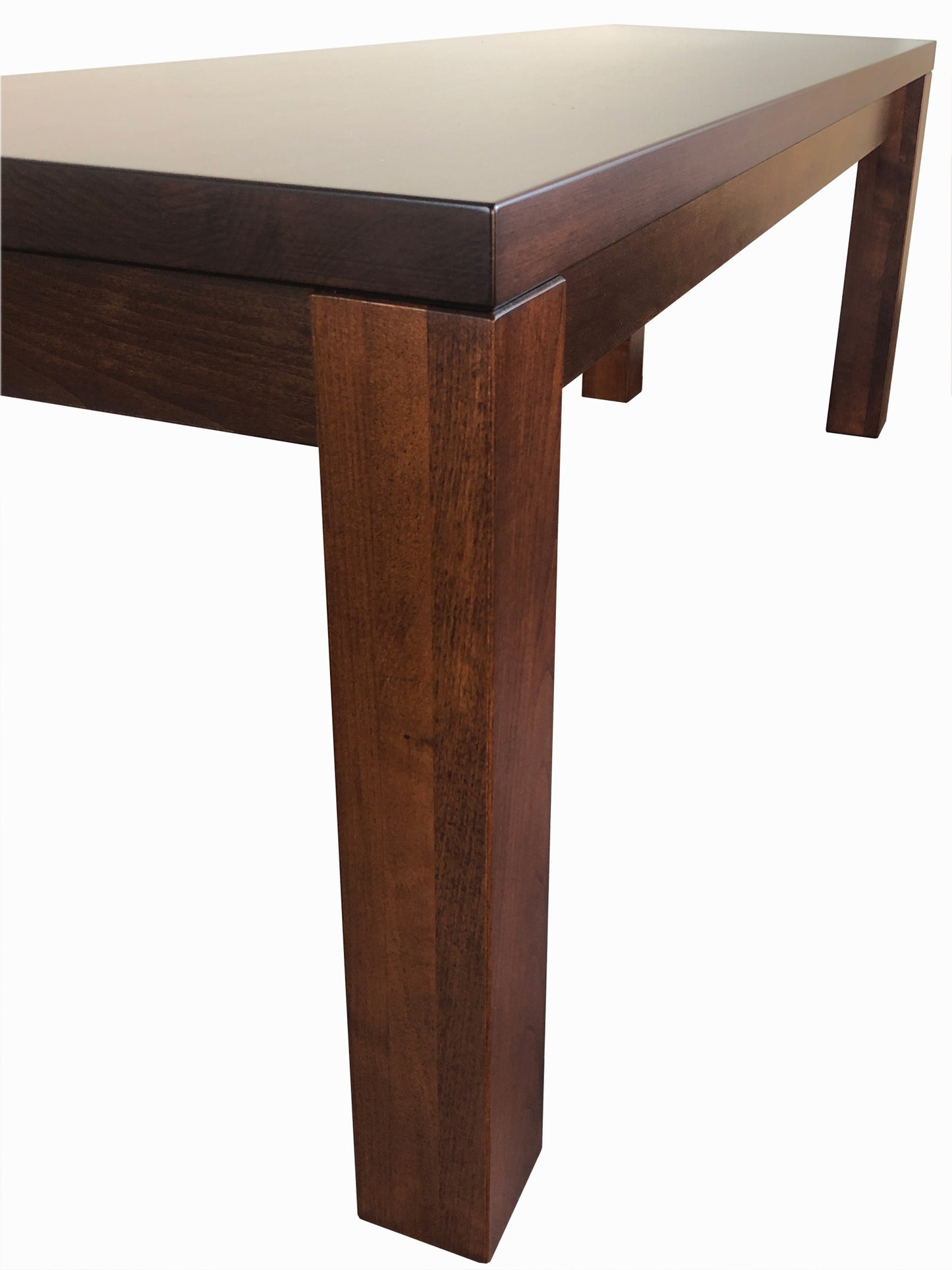 Boxwood Bench - corner leg detail