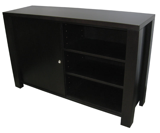 Boxwood stereo stand - shown with sliding doors | Custom Example