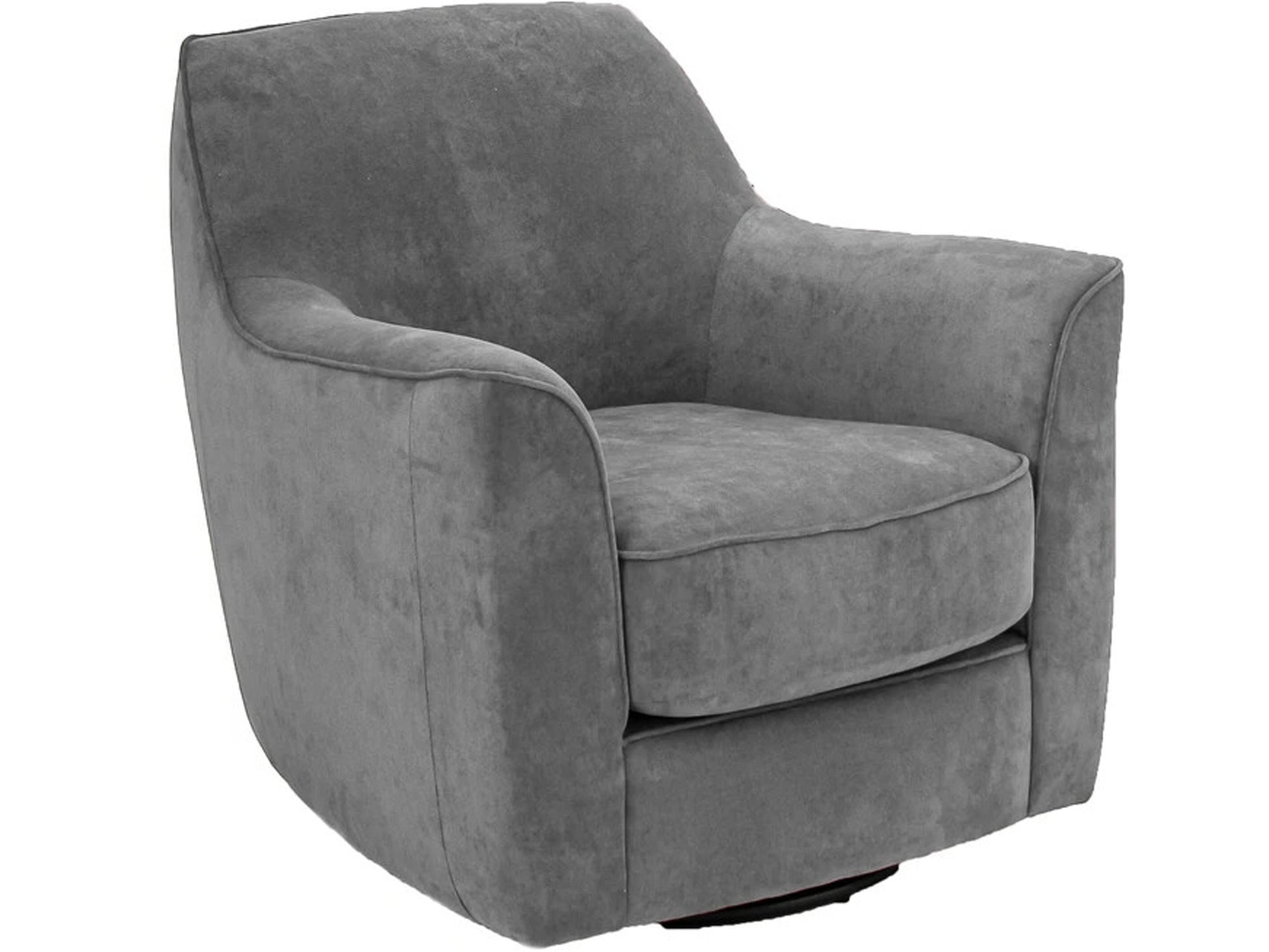 Diesel swivel armchair by Van Gogh - solid wood frame, fully upholstered, locally built, made to order furniture, Canadian made
