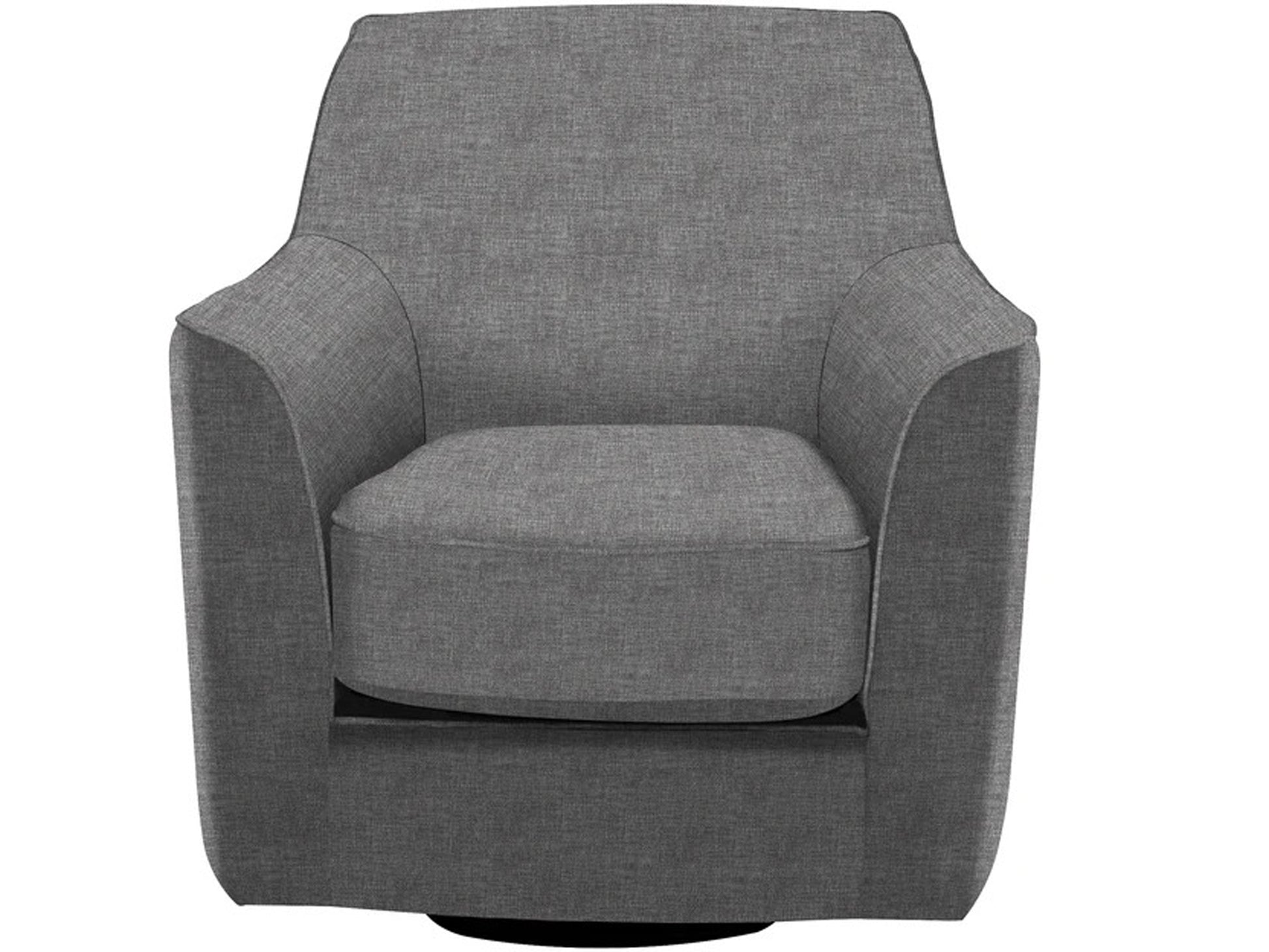 Diesel swivel armchair by Van Gogh - solid wood frame, fully upholstered, locally built, made to order furniture, Canadian made
