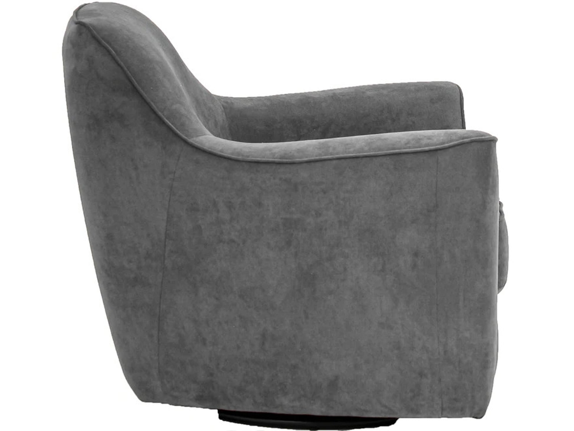 Diesel swivel armchair by Van Gogh - solid wood frame, fully upholstered, locally built, made to order furniture, Canadian made