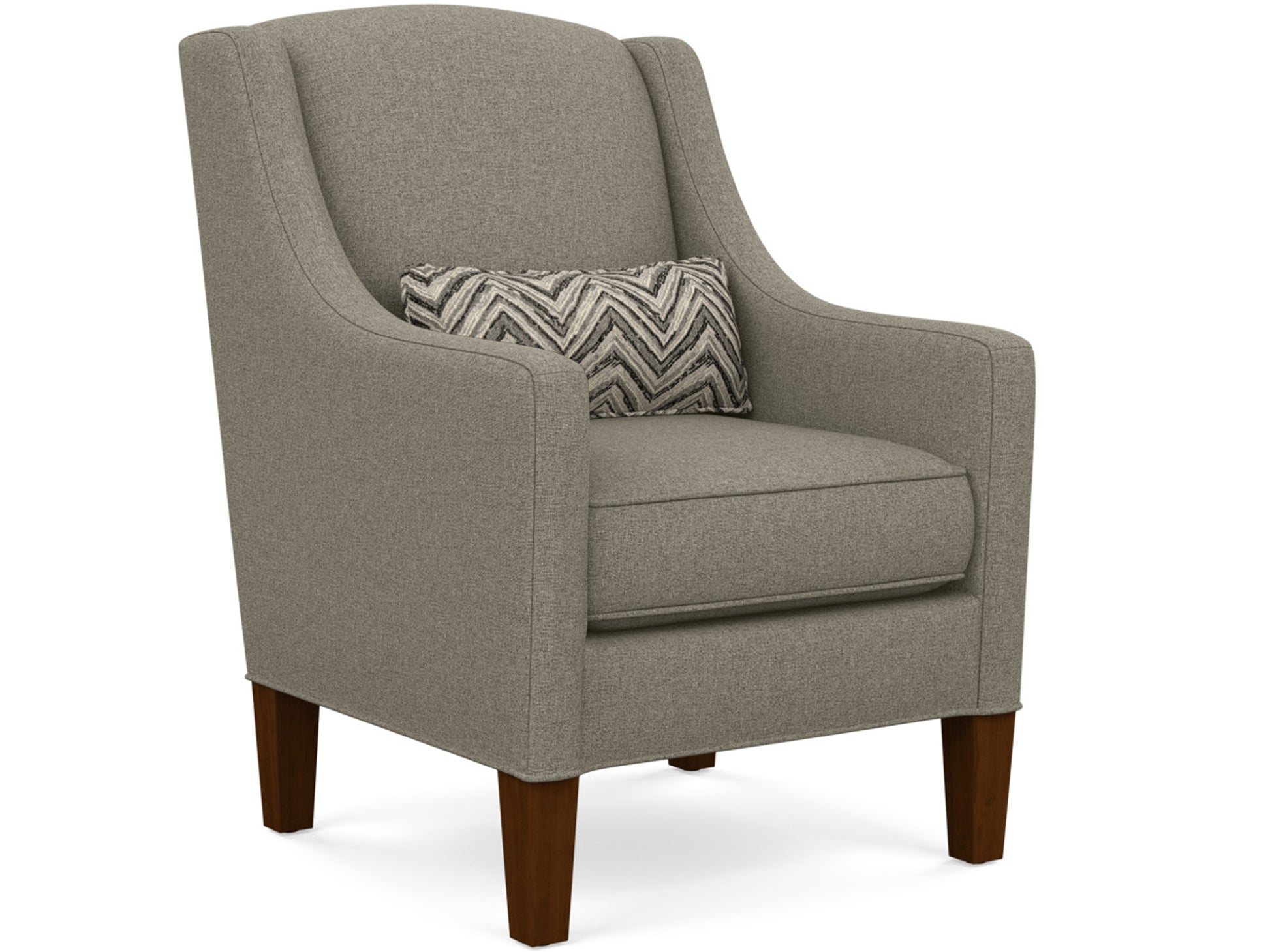 Geno Armchair by Stylus- solid wood frame, fully upholstered, locally built, made to order furniture, Canadian made