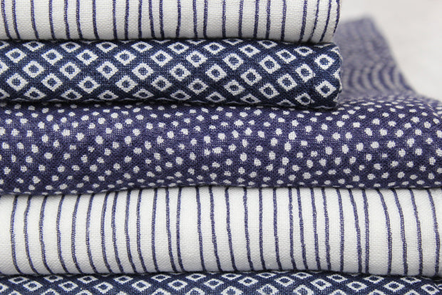 Japanese Fine Pattern Towel is 97% cotton, 3% polyester, made in Japan, available as wash cloth, hand towel and bath towel.