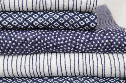 Japanese Fine Pattern Towel is 97% cotton, 3% polyester, made in Japan, available as wash cloth, hand towel and bath towel.