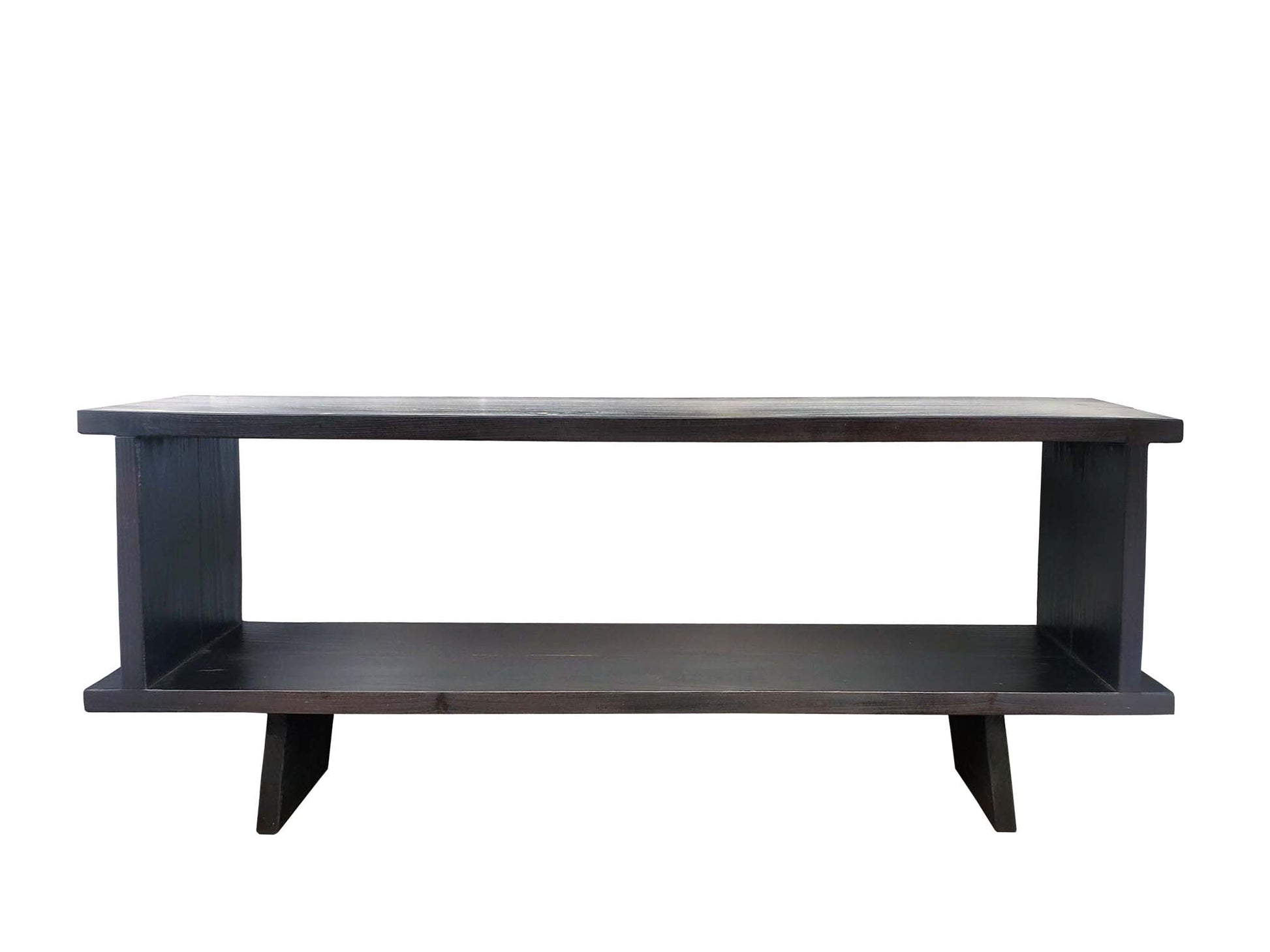 Kawai Entertainment Unit with Sugi Ban charred finish, made of solid wood, built in BC.   | Sugi Ban