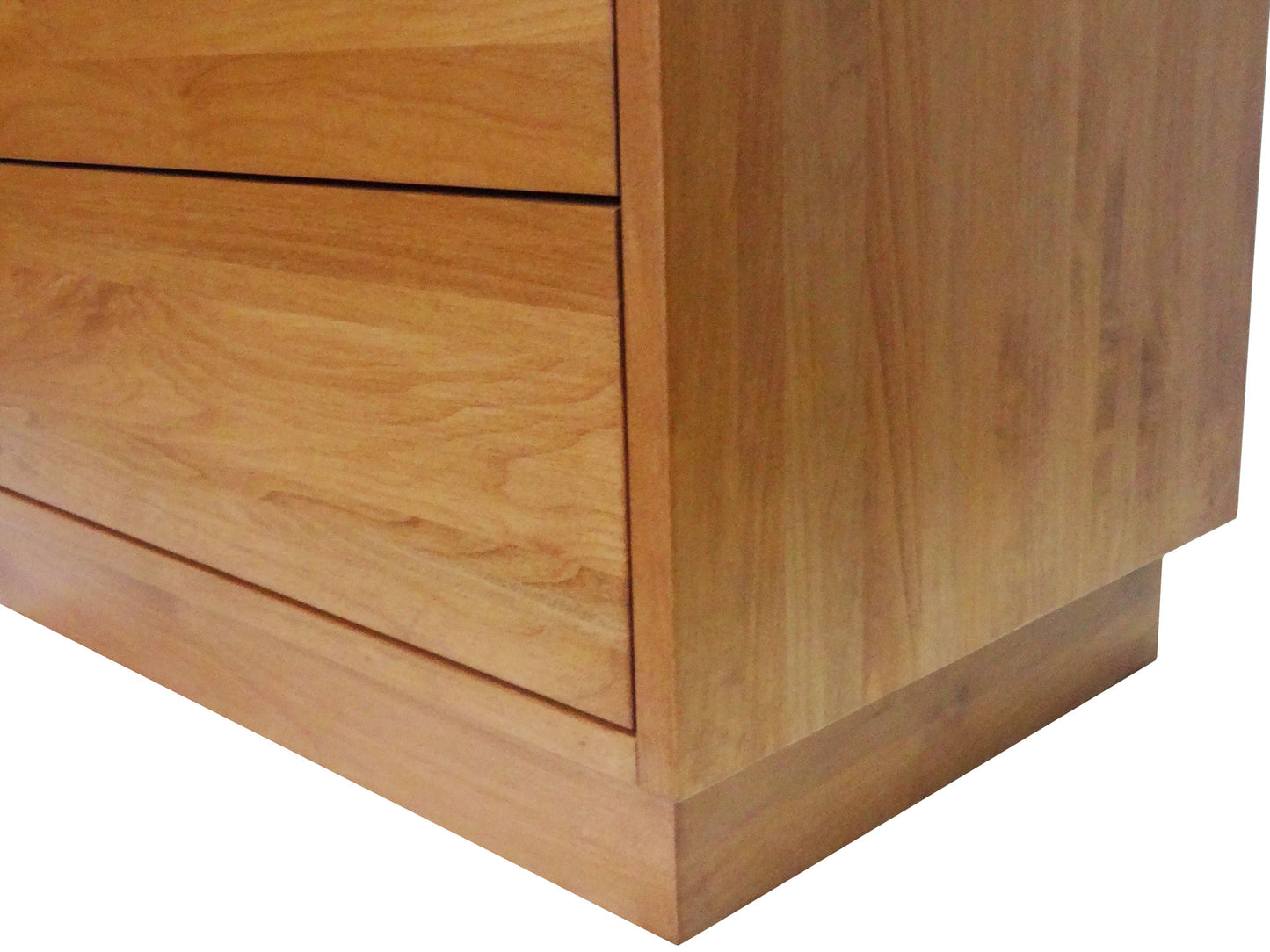 Muse LA Lingerie Chest- angle view of recessed base