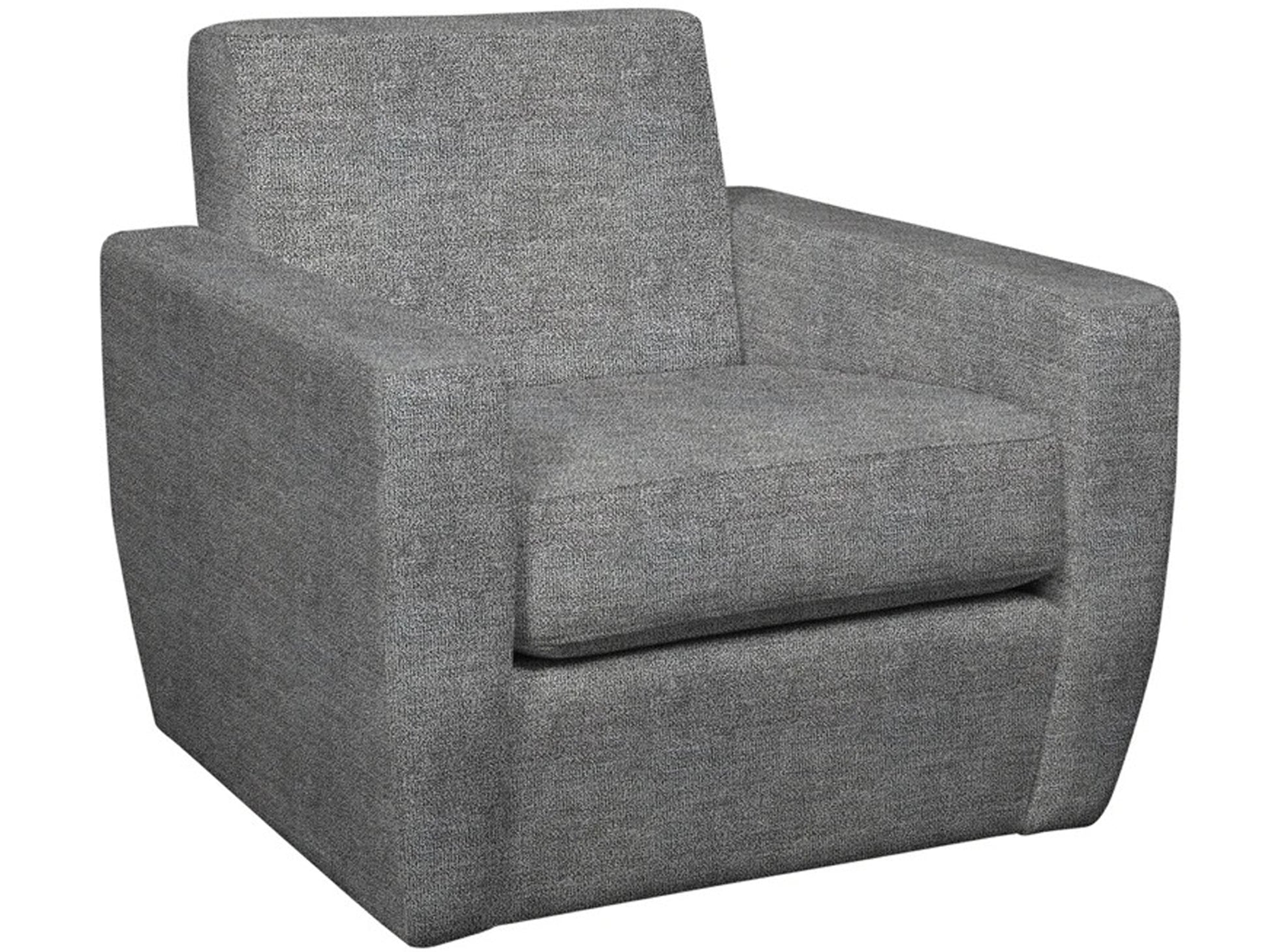 Madrid Swivel Chair by VanGogh Designs, locally built with over 400 fabric choices