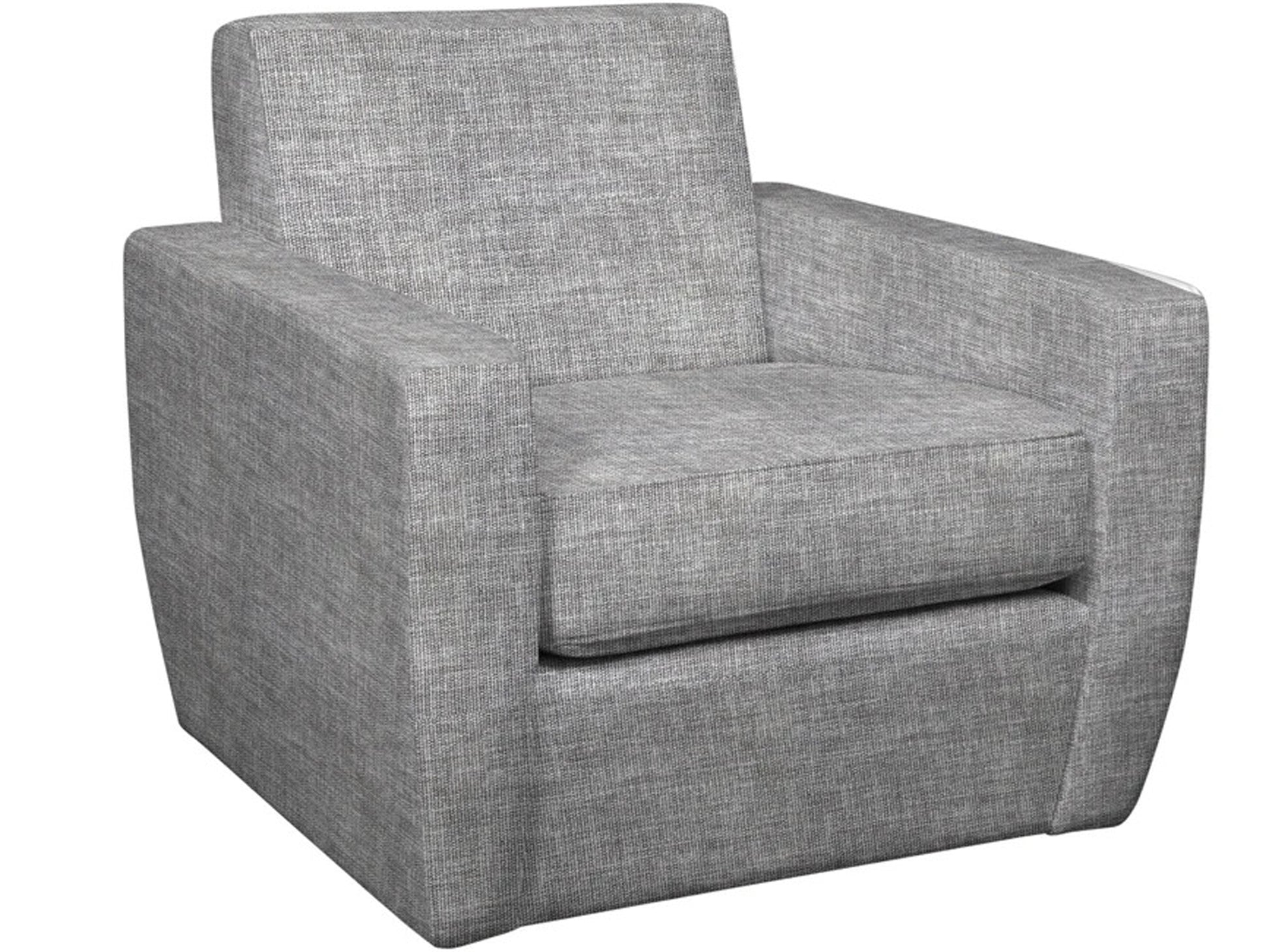 Madrid Swivel Chair by VanGogh Designs, locally built with over 400 fabric choices