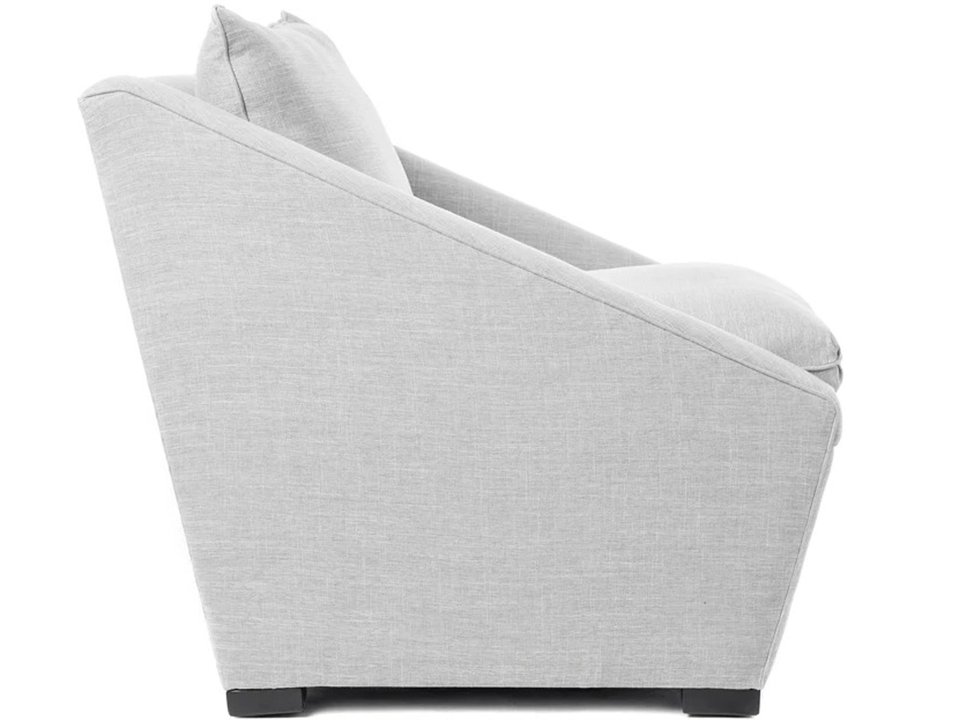 Maggie armchair by Van Gogh - solid wood frame, fully upholstered, locally built, made to order furniture, Canadian made