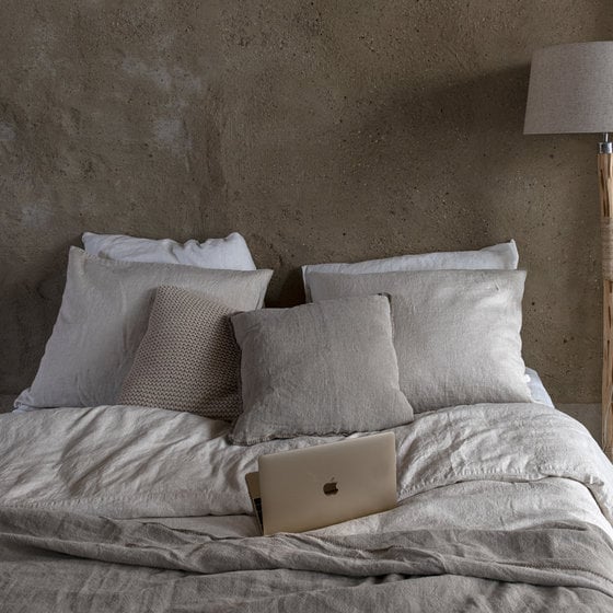 Maxime Duvet Cover in Sand