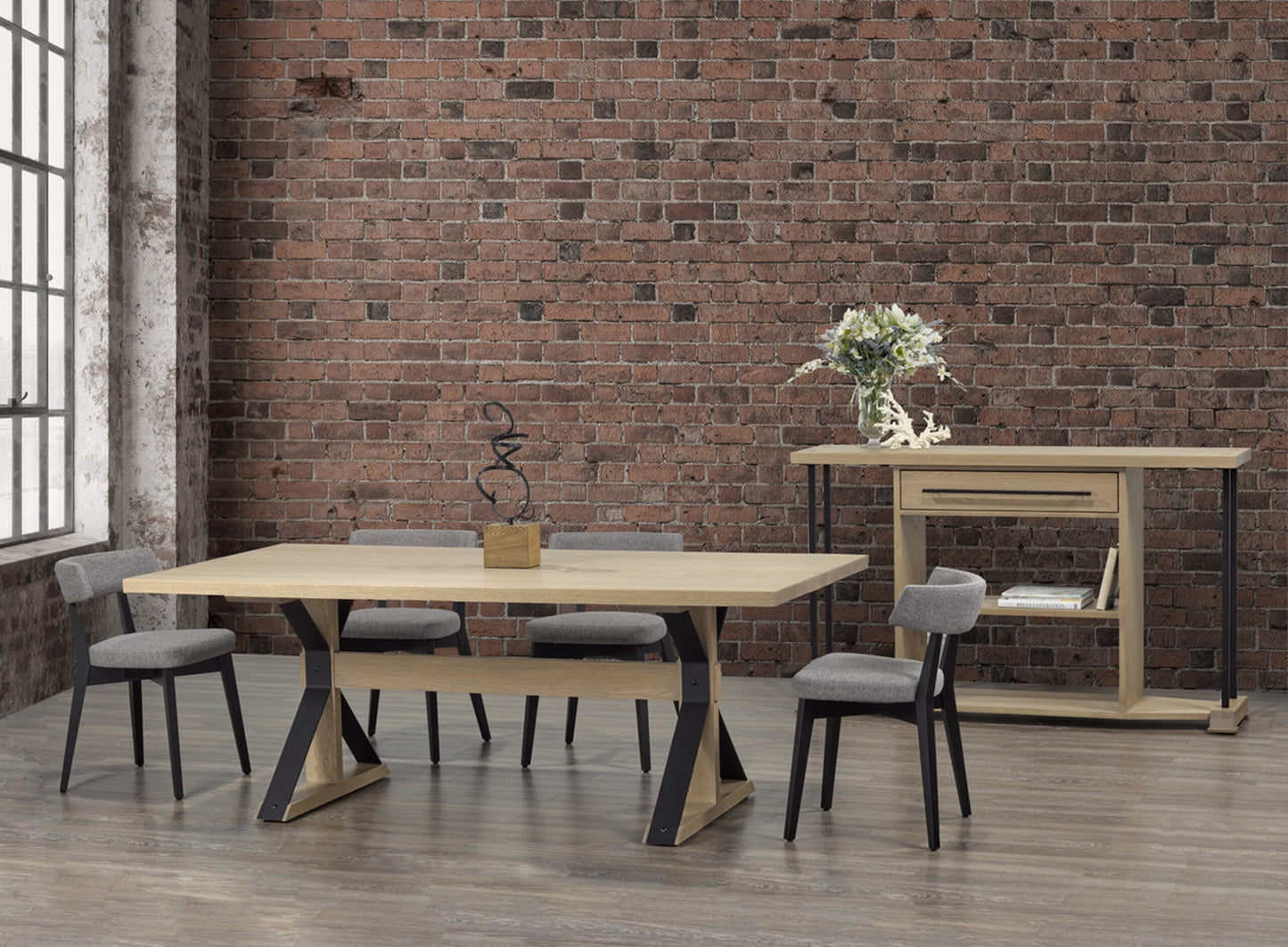 Moorhouse Dining Table - front view