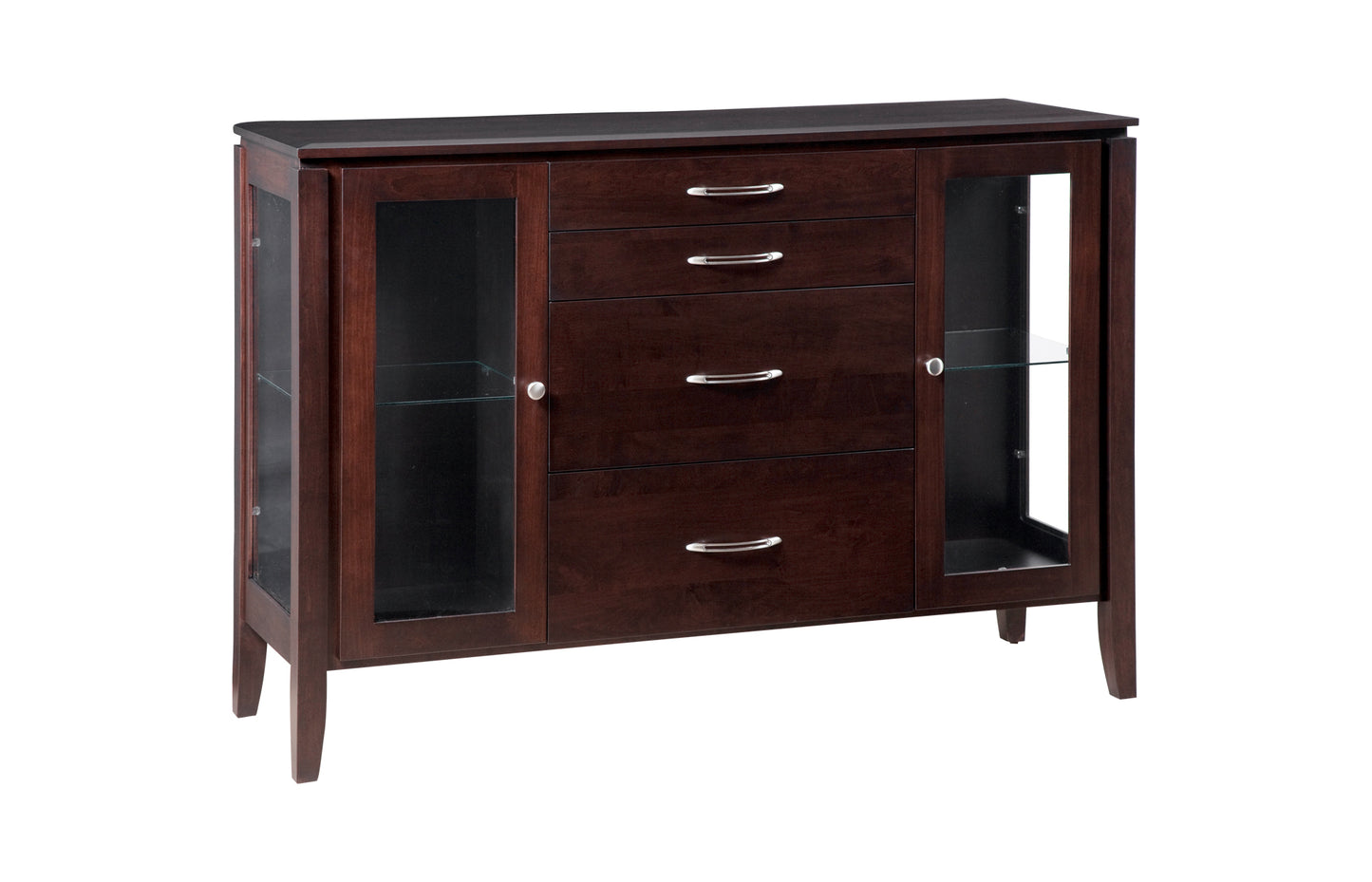 The Newport Sideboard with glass doors - standard option