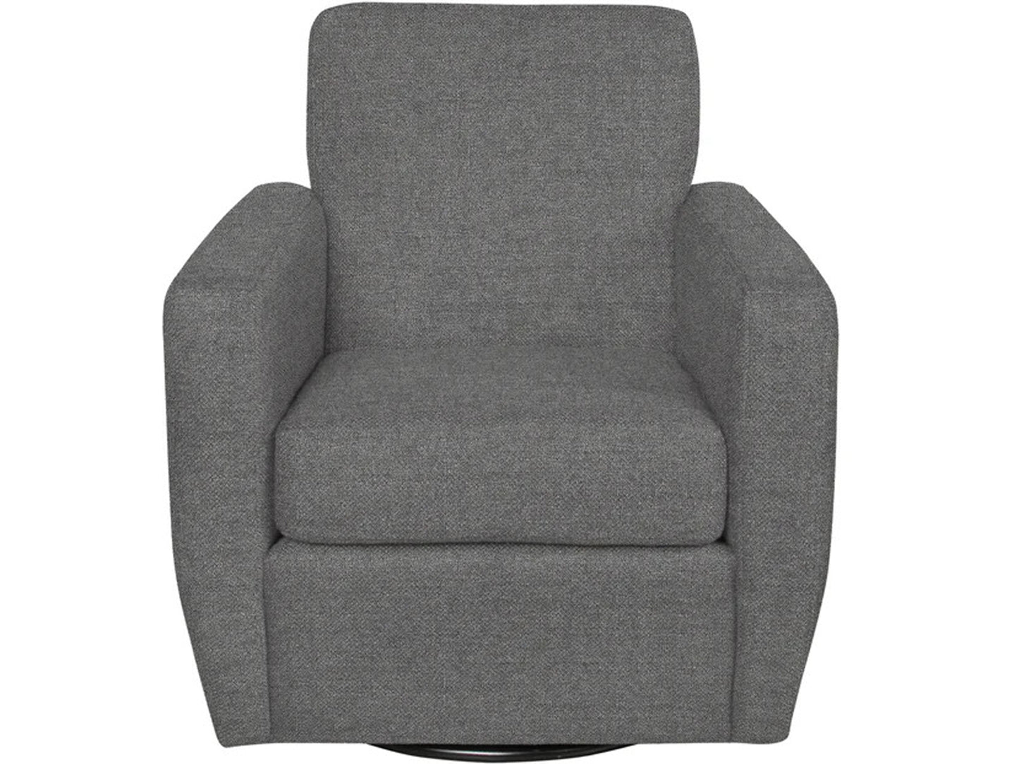 Noah Swivel chair by Vangogh - solid wood frame, fully upholstered, locally built, made to order furniture, Canadian made