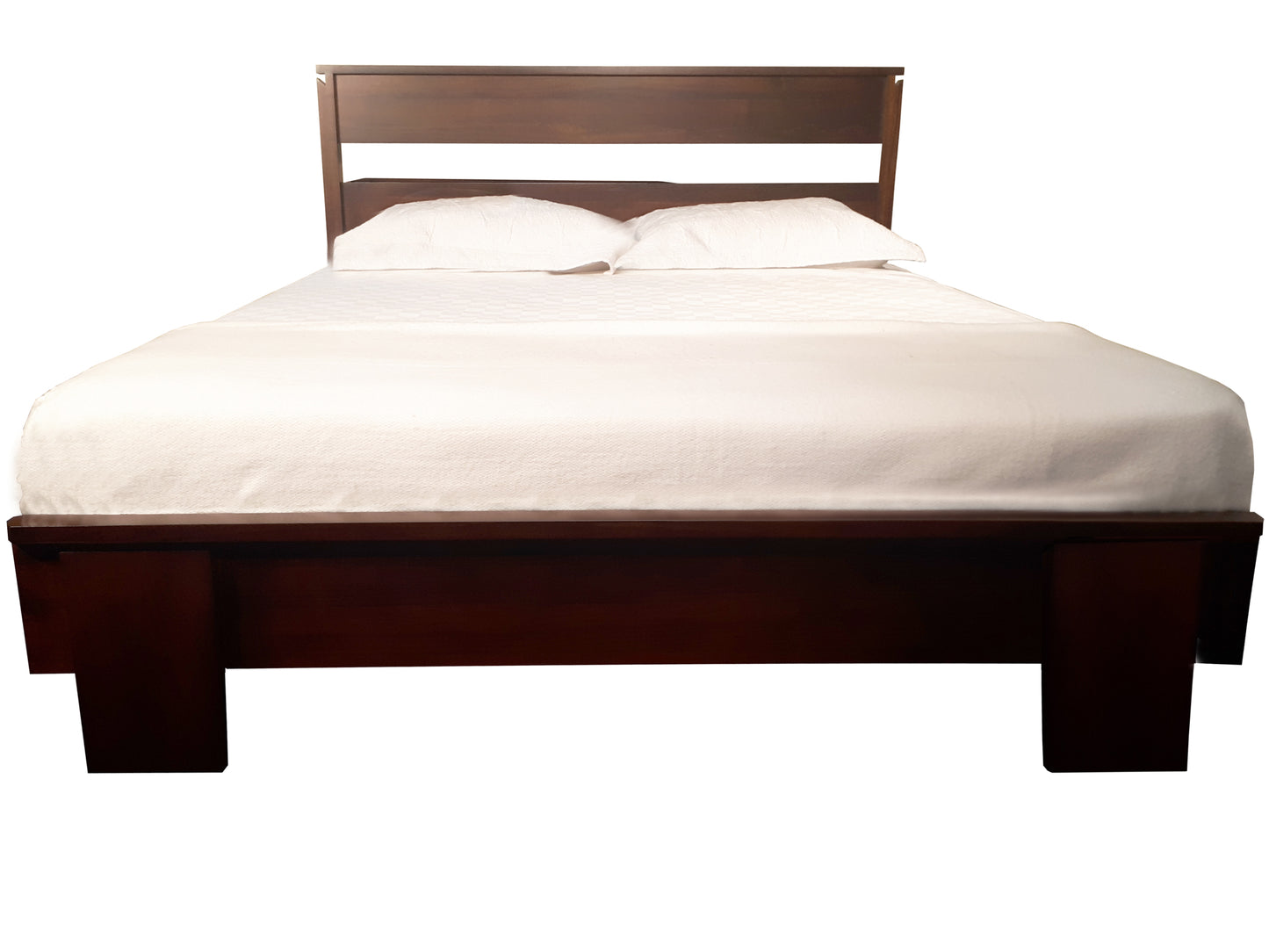 Tofino bed - solid wood, locally built, Canadian made, in-house design