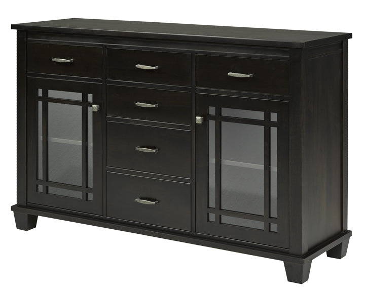 Porto server - solid wood, Canadian made, custom made to order furniture