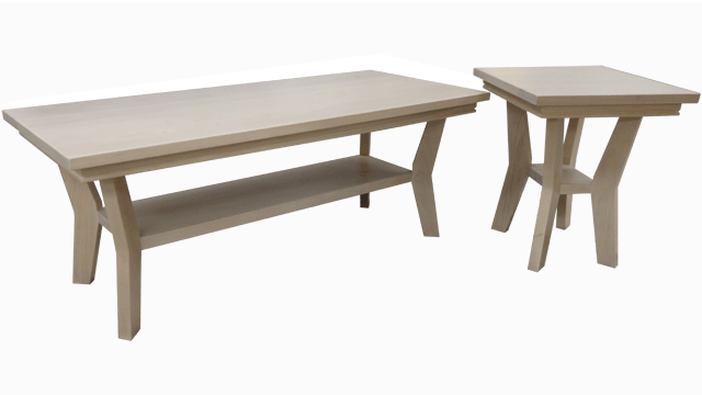 Stockholm Coffee Table - solid wood, custom made to order furniture, Canadian made