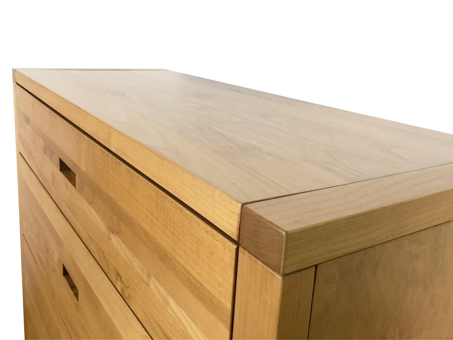 Tangent Five Drawer Chest - top detail
