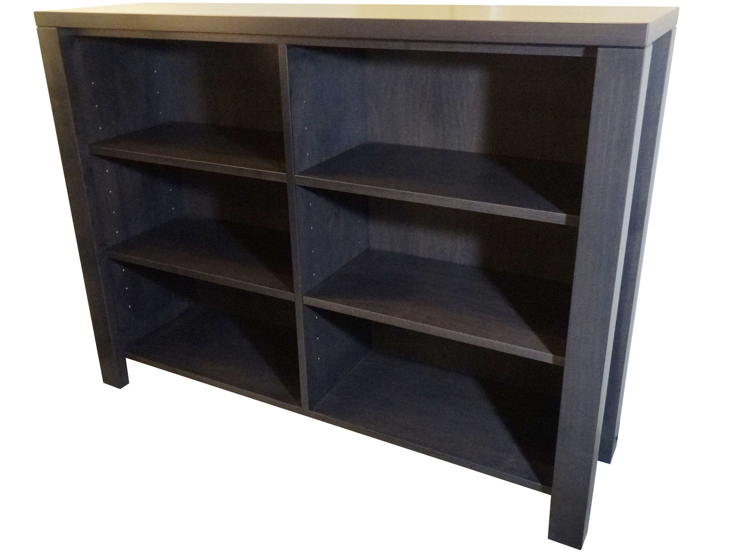 BoxwoodLow Bookcase, solid wood Canadian made and our own in-house design