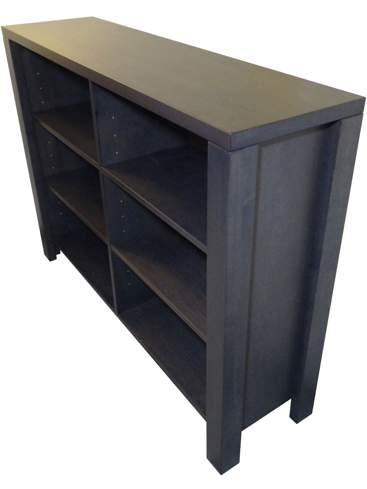 Boxwood Low Bookcase - side view