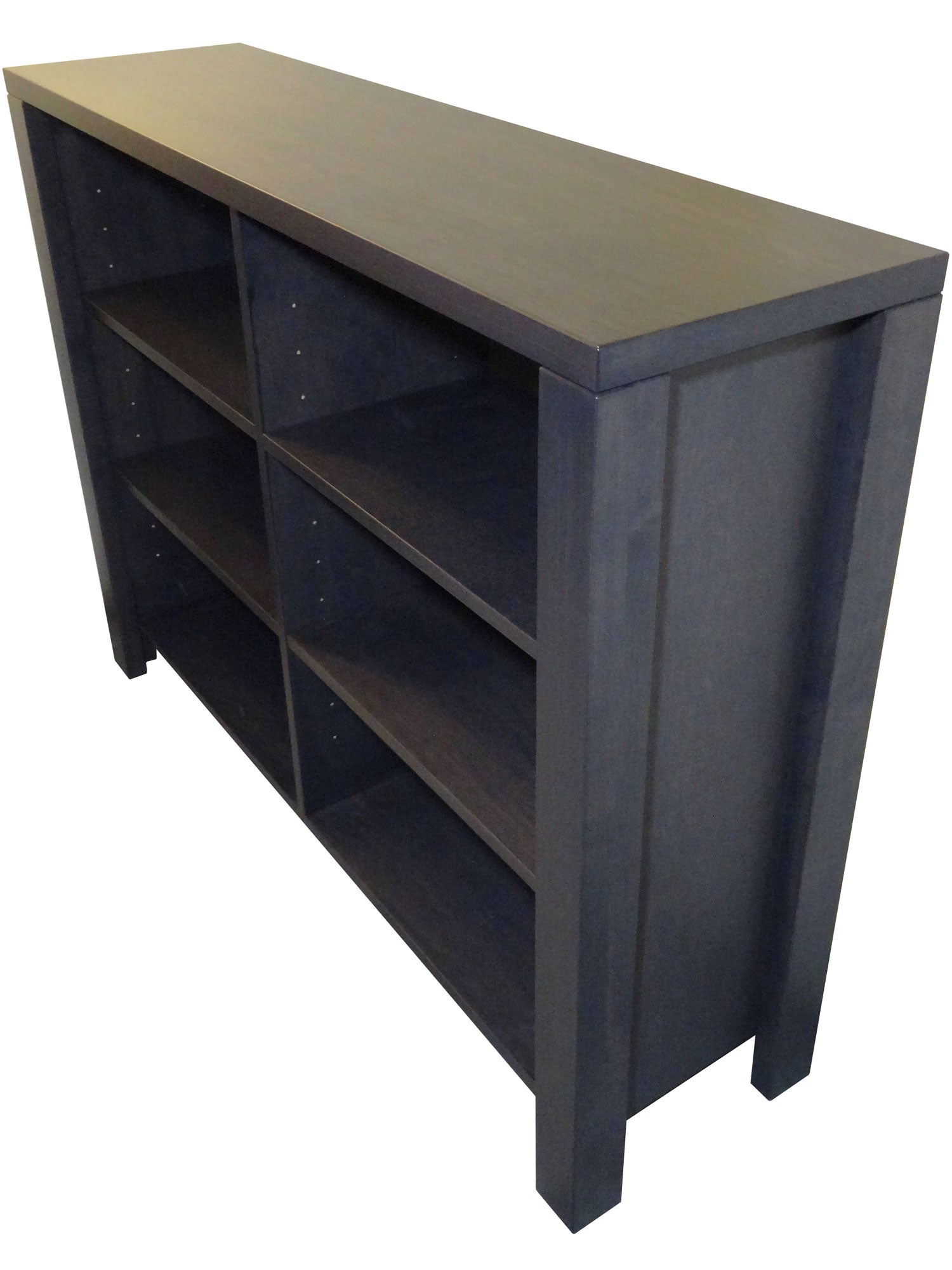 Boxwood Low Bookcase - side view