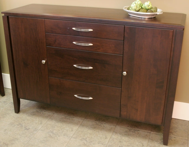 Newport Server with solid wood doors - standard option