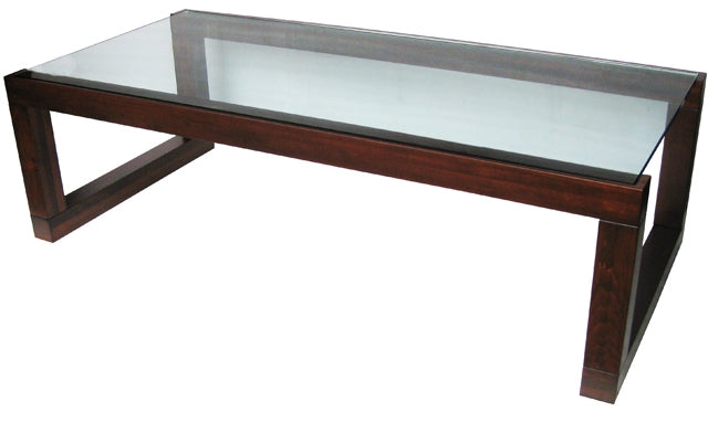 Custom Tangent Versa Coffee Table, locally built, in-house design, solid wood, custom made to order furniture, Canadian made | Custom Example