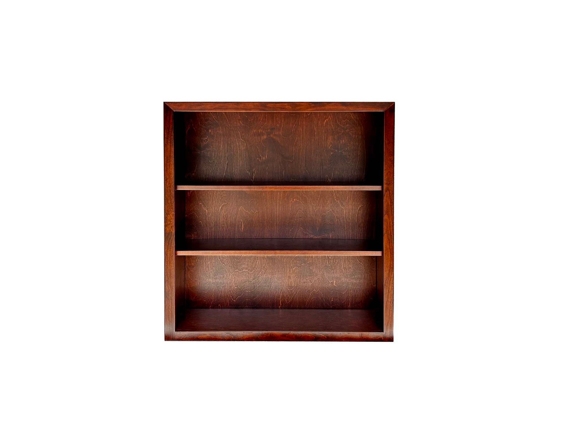 33"w x36"h, custom Coleman bookcase in Mission stain