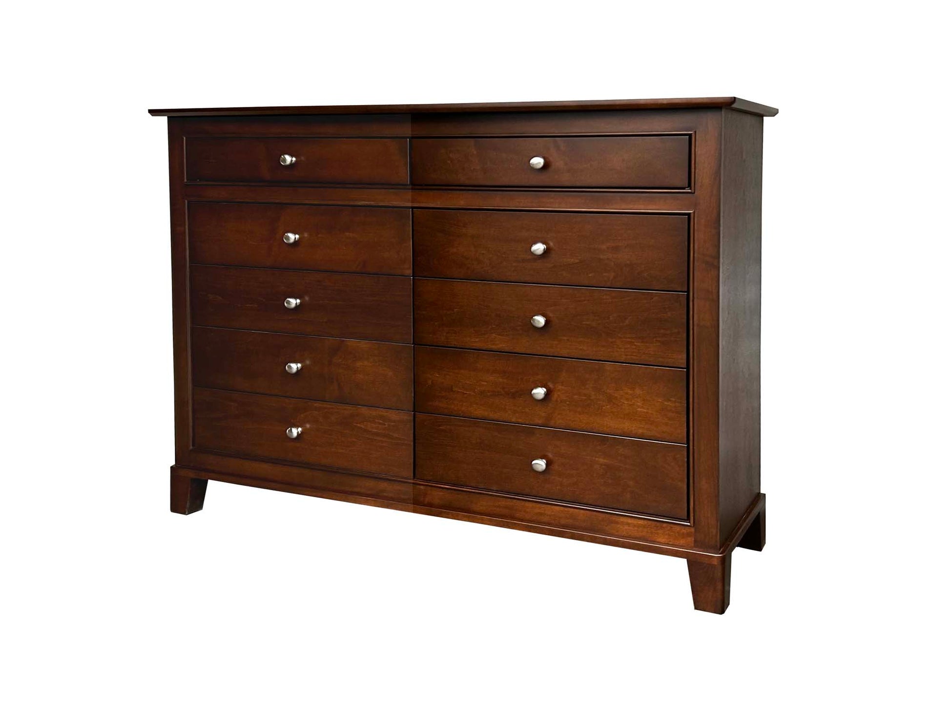 Fifth Avenue - 10 drawer dresser - Cognac stain 