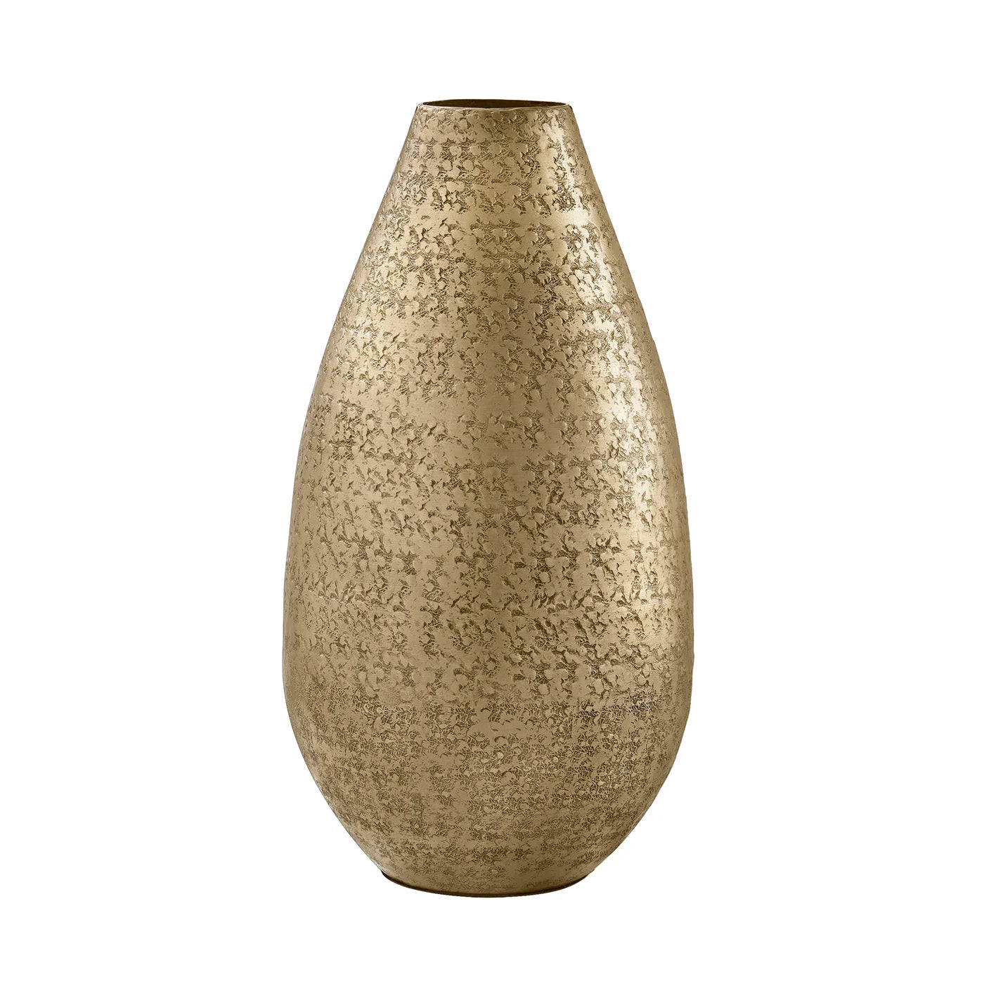 Talis Hammered Aluminum Vase Gold