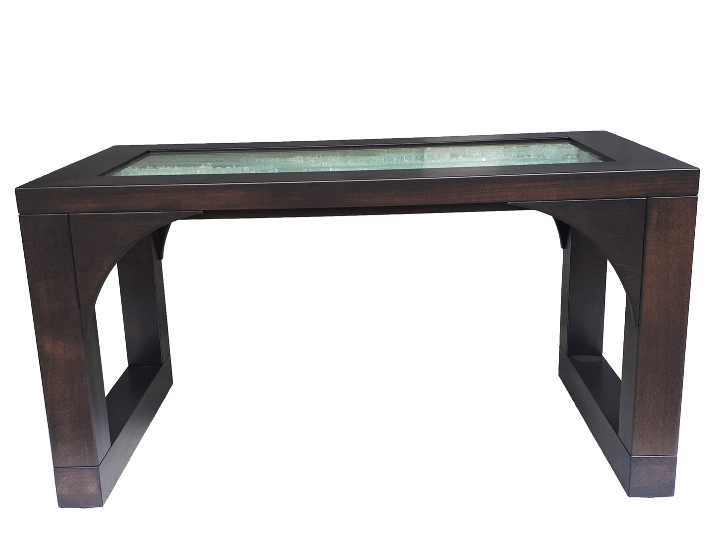 Chelsea coffee table - customized frame side view | Custom Example