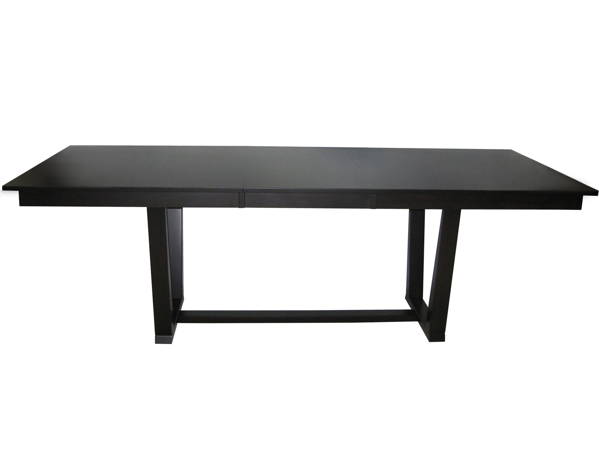 Adam Dining Table, part of our exclusive Tangent design line, built to order in solid wood in BC, Canada.