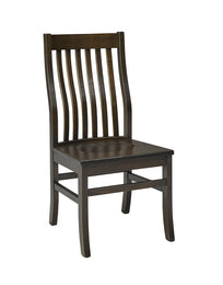 Atlanta Chair, solid wood, Canadian made, custom, built furniture.