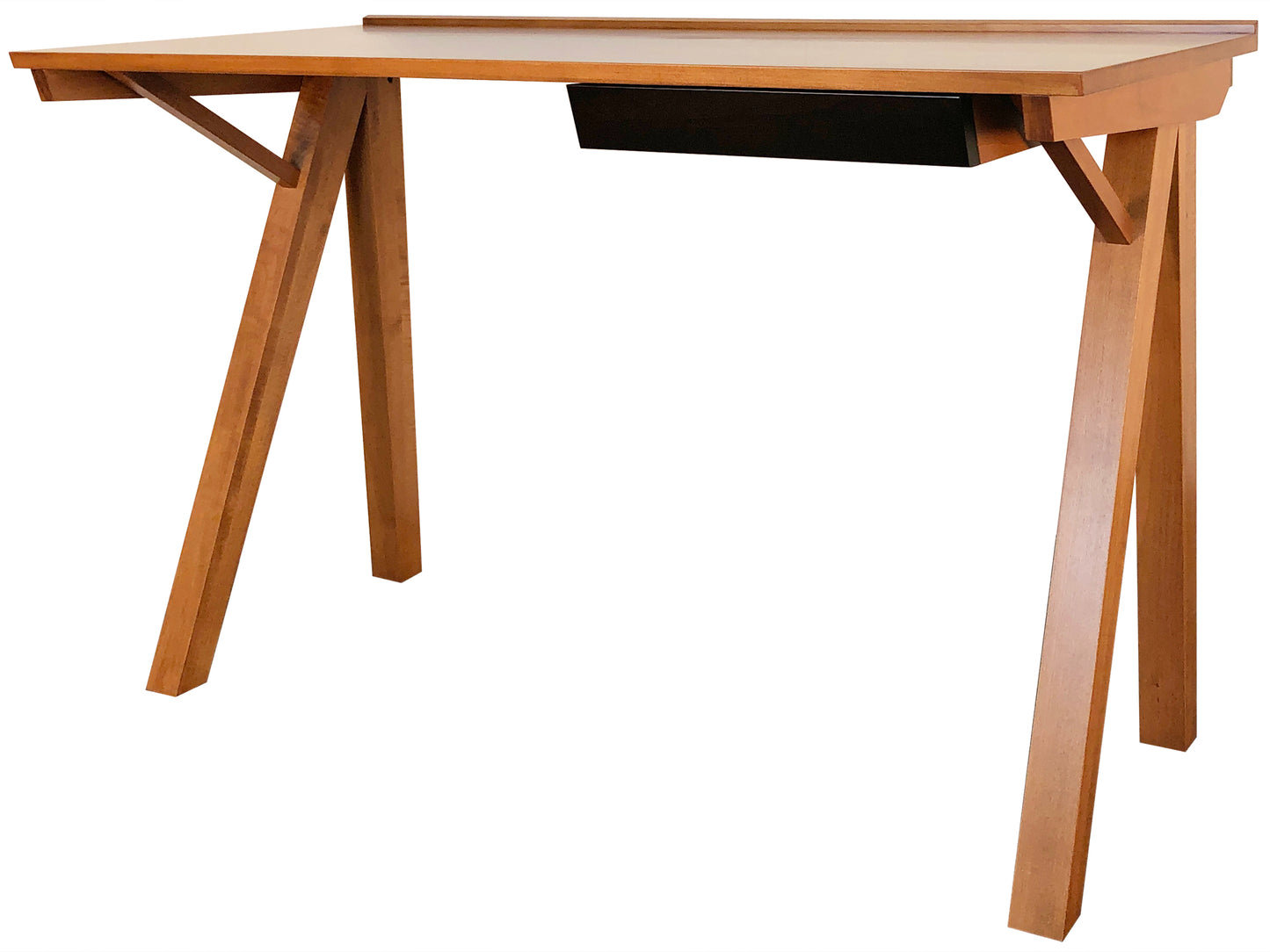 Muse Barcelona Desk, solid wood and built to order in BC this is an in-house design