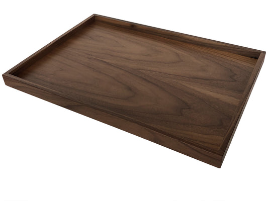 Bonnie Tray hand built in solid Walnut with a clear laquer to highlight the natural grain and colour, this is locally made in BC