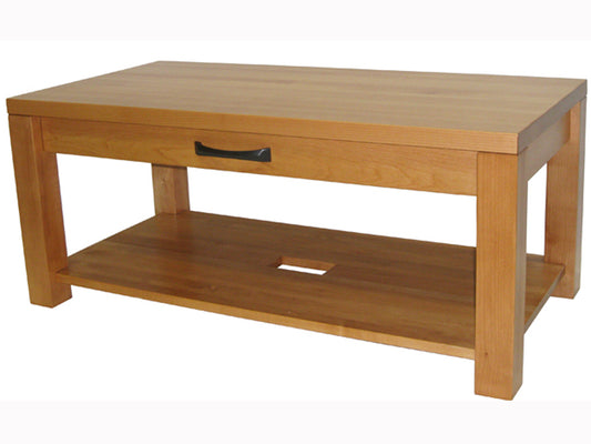 Boxwood Condo coffee table a compact version suitable for smaller spaces this is our own design and built of solid wood in BC