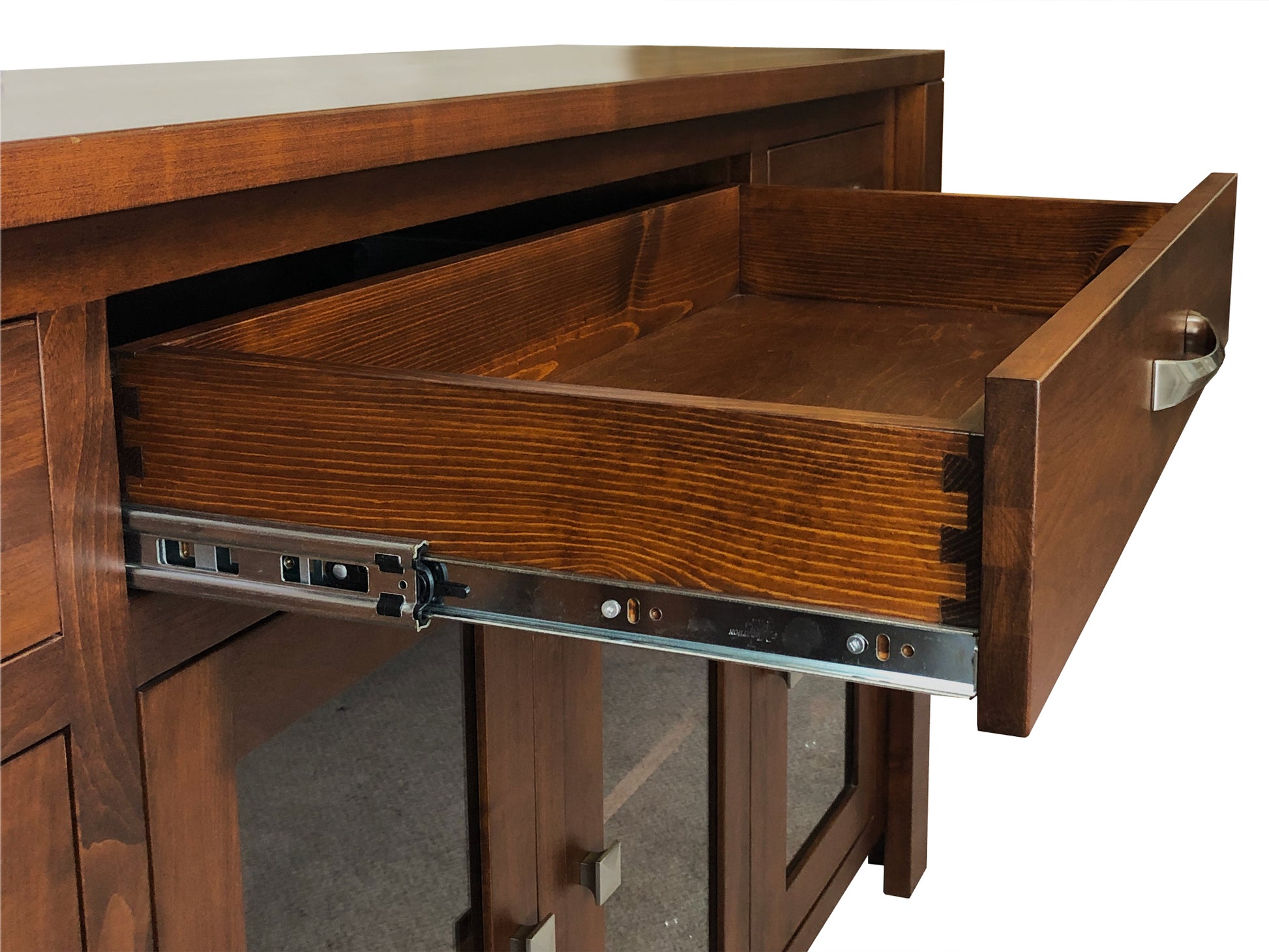 Boxwood Server - Drawer detail