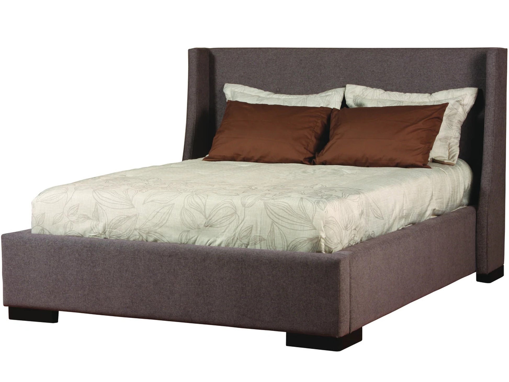 Ella Bed - Van Gogh Designs, fully upholstered , locally built, Canadian made