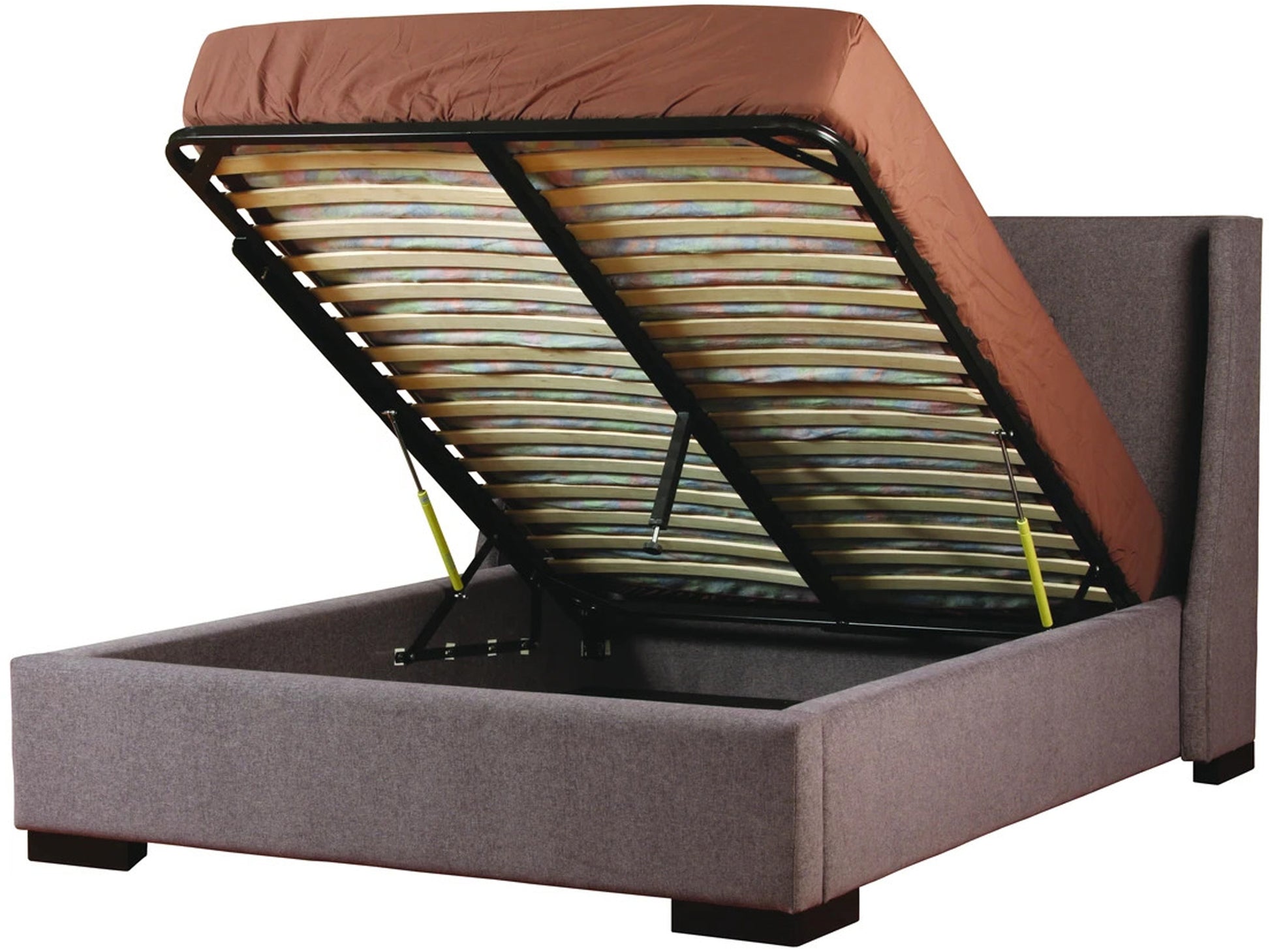 Ella Bed - Van Gogh Designs, fully upholstered , locally built, Canadian made