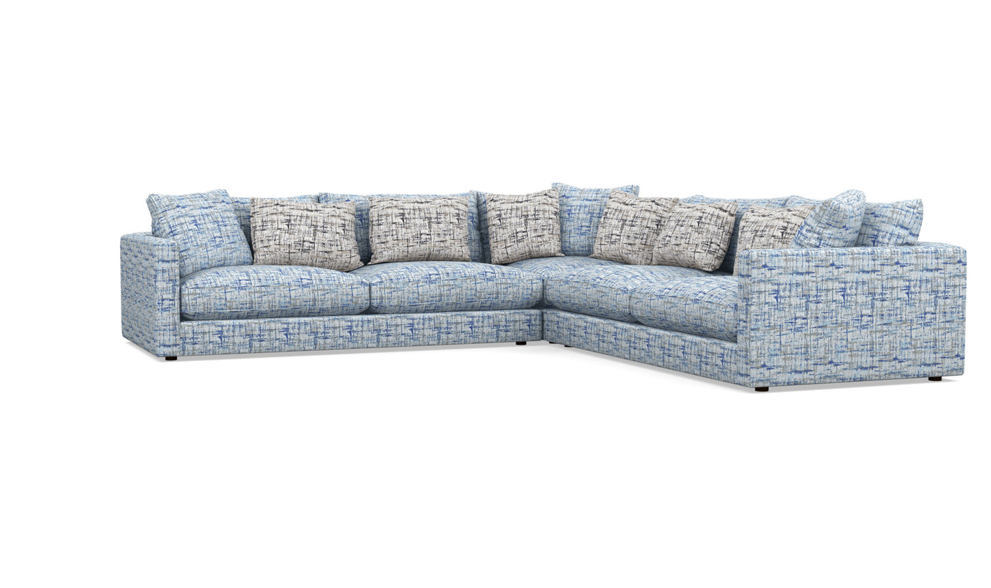 Haze sectional built to order in BC, Canada for Creative Home Furnishings